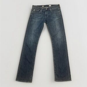 AG Adriano Goldschmied Tomboy Relaxed Straight Jeans Dark Wash 28R 32x32 Made US